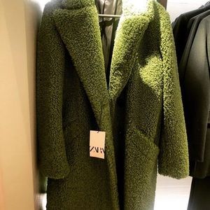 Zara teddy coat